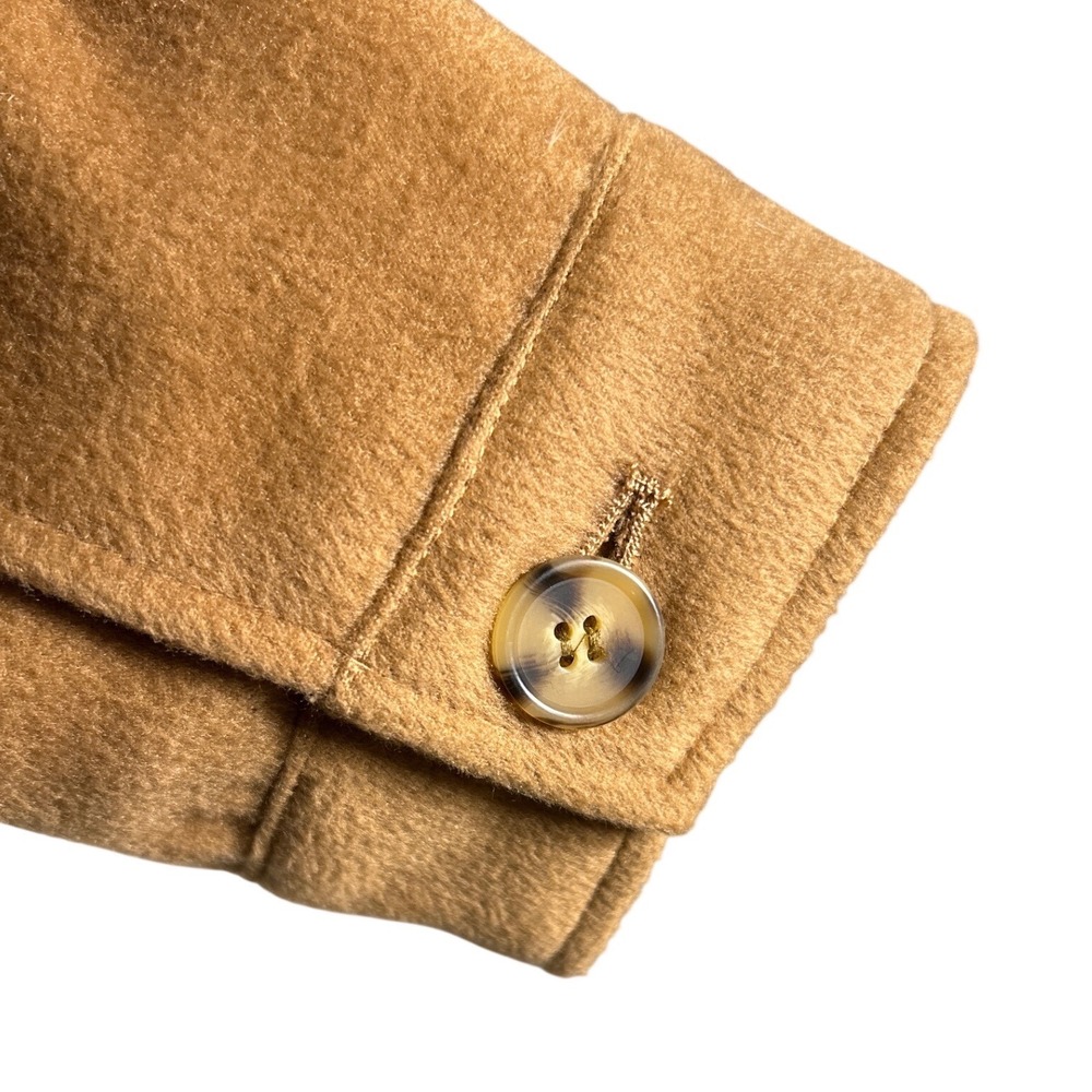 Avec Les Filles Camel Brown Cropped Trucker Jacket Wool Blend Women's Size M - Picture 7 of 12